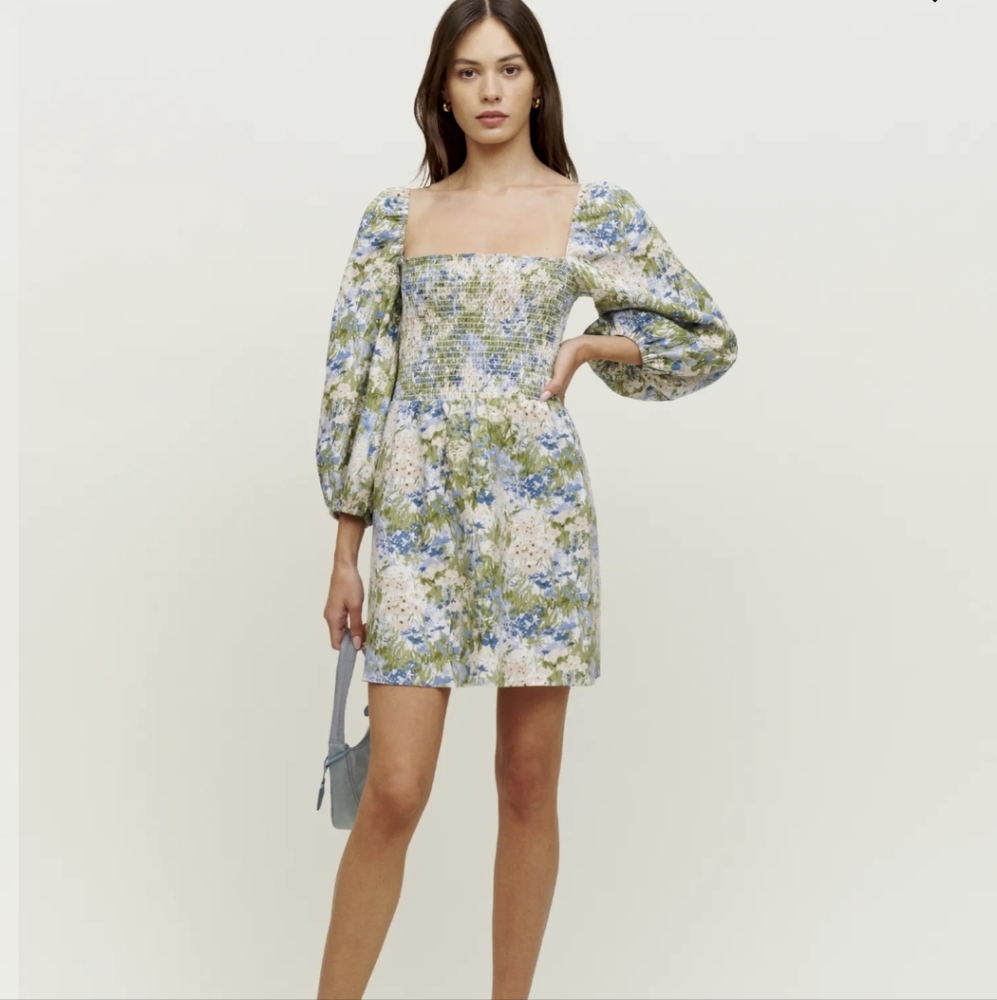 NWT Reformation Gresyon Linen Dress Size Small - Picture 7 of 9
